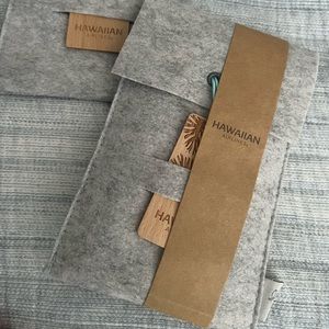 Hawaiian airlines amenity kit (1 unused + 1 bag only)